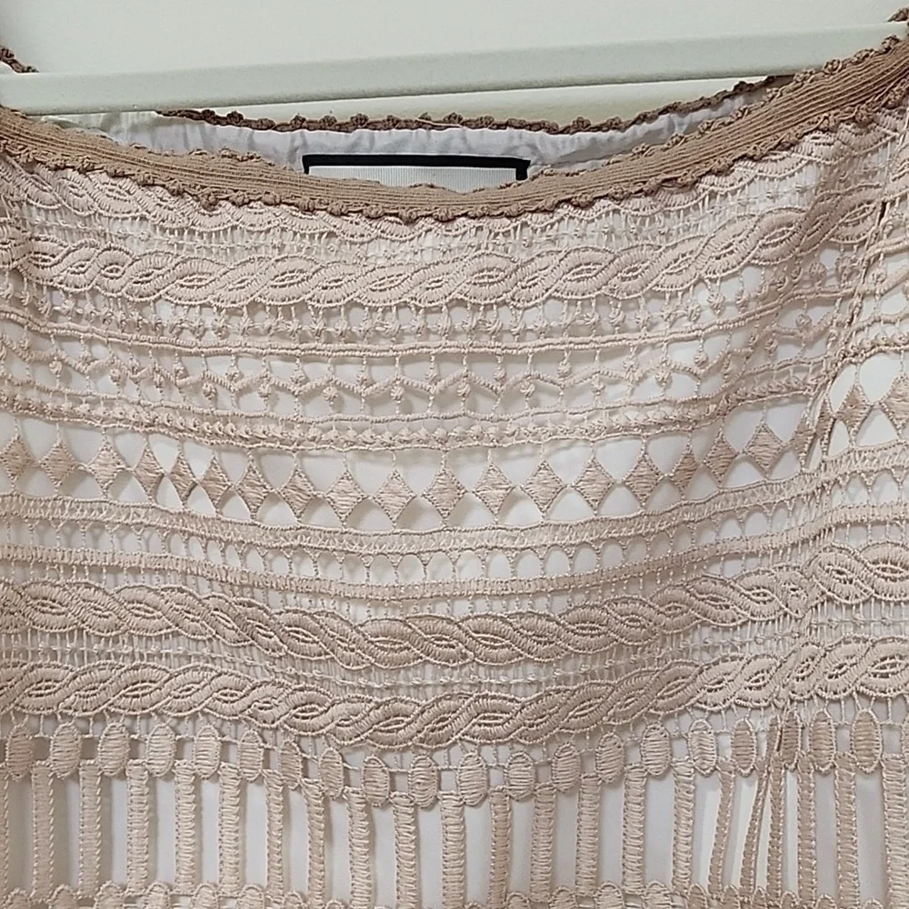 Alexis Women's  Beige Finn Off Shoulder Lace Top Small Whimsy - Picture 10 of 17